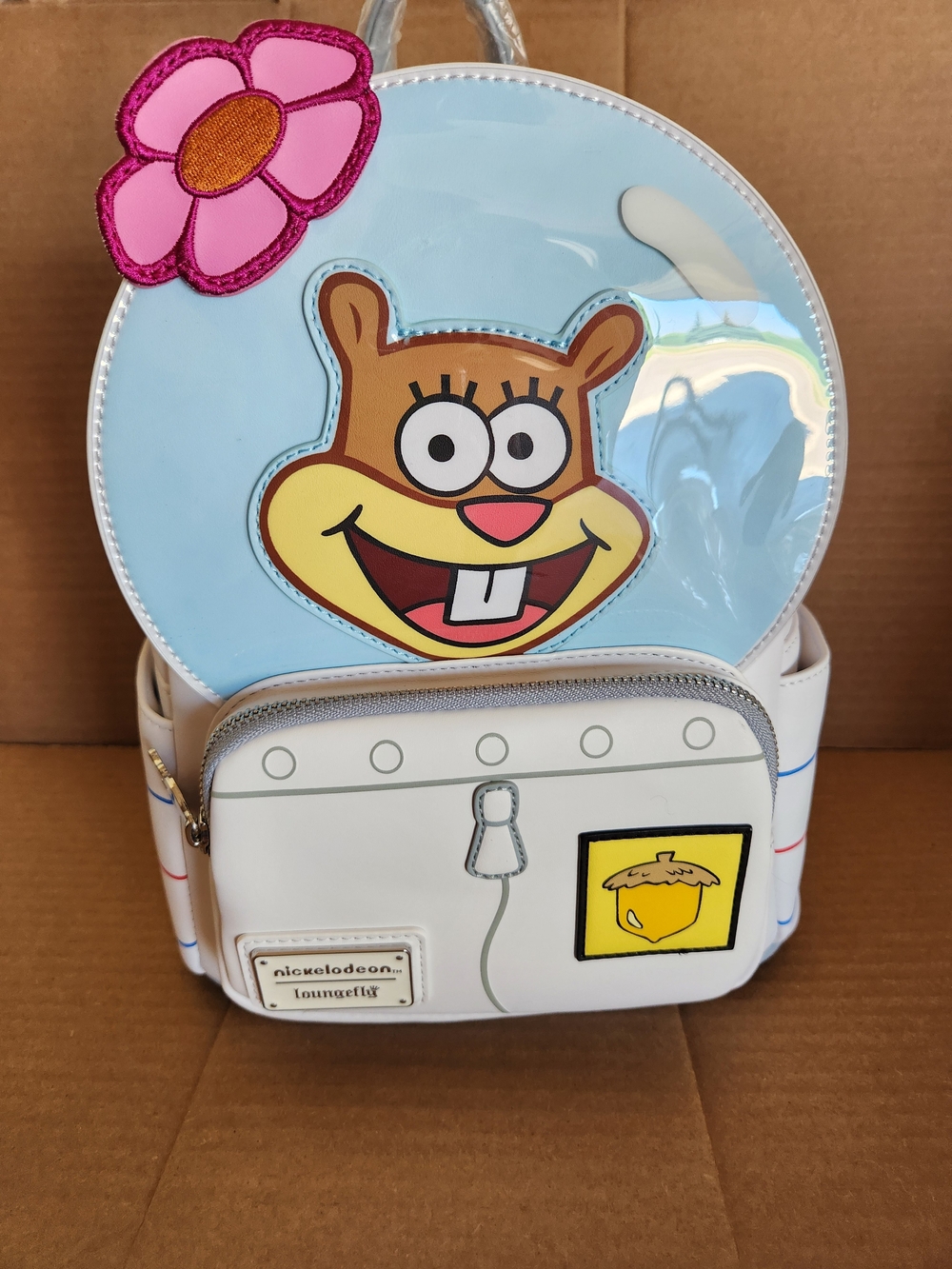 Loungefly Nickelodeon SpongeBob SquarePants Sandy Cheeks Cosplay Mini Backpack